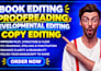 copy edit your manuscript for grammar and consistency